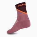 Socken Salomon Pulse Ankle dusky orchid/huckleberry/dragon fire 2