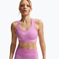 Sport-BH Nike Swoosh Medium Support light magenta/white
