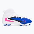 Kinder-Fußballschuhe Nike Phantom 6 High Club FG/MG racer blue/white/pink blast 2