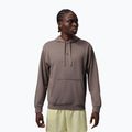 Herren Sweatshirt Nike Sport Crossover Dri-Fit olive grey/black