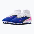 Kinder-Fußballschuhe Nike Phantom 6 High Club FG/MG racer blue/white/pink blast 10
