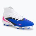 Herren Fußballschuhe Nike Phantom 6 High Club FG/MG Racer Blue/White/Pink Blast