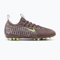 Kinder-Fußballschuhe Nike Zoom Vapor 16 Academy Kylian Mbappe Jr AG plum eclipse/metallic silver