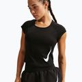 Damen-Laufshirt Nike Swoosh Run Dri-Fit black/white/white 2