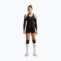 Damen Trainingsshorts Nike Pro Mid Rise Biker 3" black/white/metallic silver 2