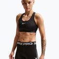 Damen Trainingsshorts Nike Pro Mid Rise Biker 3" black/white/metallic silver 4