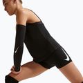 Damen Trainingsshorts Nike Pro Mid Rise Biker 3" black/white/metallic silver 5