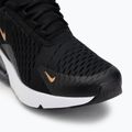 Kinder Sneaker Nike Air Max 270 black/laser orange/metallic copper 7