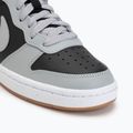 Kinderschuhe Nike Court Borough Mid 2 black/white/gum med brown/light smoke grey 7