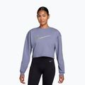 Damen Trainings-Sweatshirt Nike Pro Dri-Fit Crew Neck iron purple/metallic silver/white