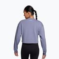 Damen Trainings-Sweatshirt Nike Pro Dri-Fit Crew Neck iron purple/metallic silver/white 2