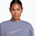 Damen Trainings-Sweatshirt Nike Pro Dri-Fit Crew Neck iron purple/metallic silver/white 3