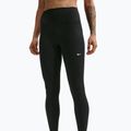 Damen-Leggings Nike One Seamless Front High-Waisted black/white 4