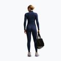 Damen-Leggings Nike One Seamless Front High-Waisted midnight navy/white 3
