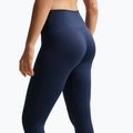 Damen-Leggings Nike One Seamless Front High-Waisted midnight navy/white 4