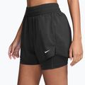 Damen-Shorts Nike One Dri-Fit High-Waisted 3" 2In1 black/white 3