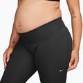 Damen Trainingsleggings Nike One Maternity High-Waisted 7/8 black/white 3