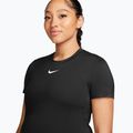 Damen T-Shirt Nike One Maternity Dri Fit Slim-Fit black/white 3