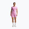 Damen-Shorts Nike Zenvy High Waisted Biker 5" light magenta/white 2