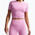 Damen-Shorts Nike Zenvy High Waisted Biker 5" light magenta/white 5