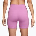 Damen-Shorts Nike One High-Waisted Biker 5" light magenta/white 2