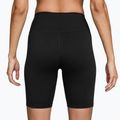 Damen-Shorts Nike One High-Waisted Biker 8" black/white 2