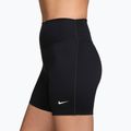 Damen-Biker-Shorts Nike One High-Waisted Biker 5" black/white 3