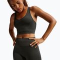 Damen-Shorts Nike Pro Seamless High-Waisted Biker 5" dark smoke grey 4
