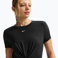Damen-T-Shirt Nike One Classic Twist Dri-Fit black/white 5