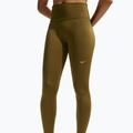 Damen-Laufleggings Nike Tempo High-Waisted 7/8 Olive Flak