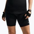 Damen-Shorts Nike One Maternity High-Waisted 8" black/white