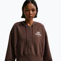 Damen-Hoodie Nike Phoenix Full-Zip Hoodie light chocolate