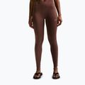 Damen-Leggings Nike One High-Waisted Seamless light chocolate