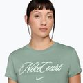 Damen-Tennisshirt Nike Court Heritage steam/barely green 3