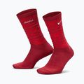 Socken Nike Everyday Plus Cushioned Crew team crimson/metallic silver