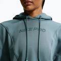 Damen-Trainingssweatshirt Nike Pro Therma-Fit Hoodie mineral slate/white 5