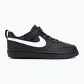 Kinderschuhe Nike Court Borough Low Recraft black/black/white 2