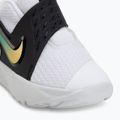 Kinderschuhe Nike Team Hustle D 12 white/black/clear emerald/topaz gold 7