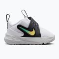 Kinderschuhe Nike Team Hustle D 12 white/black/clear emerald/topaz gold