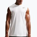 Trainings-T-Shirt Herren Nike Dri-FIT Sleeveless Training Top white/black