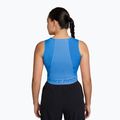 Damen-Trainingsshirt Nike Pro Dri-Fit university blue/light photo blue/white 2