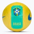 Fußball Nike Academy Brazil canary/light mint size 5 3