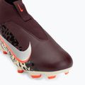 Kinder-Fußballschuhe Nike United Jr. Mercurial Superfly 10 Academy MG burgundy crush/metallic silver 7