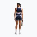 Damen-Trainingsshirt Nike One Dri-Fit midnight navy/hydrogen blue/white 3
