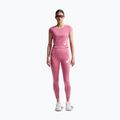 Damenlaufleggings Nike Tempo Swoosh Run High-Waisted 7/8 peony/white 2