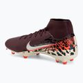 Herren-Fußballschuhe Nike United Mercurial Superfly 10 Academy MG burgundy crush/metallic silver 3