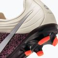 Kinder-Fußballschuhe Nike United Jr. Tiempo Maestro Academy MG fossil/burgundy crush/metallic silver 4