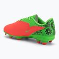 Kinder-Fußballschuhe Nike Jr. Phantom 6 Club Erling Haaland MG hot punch/green strike/black 3