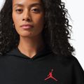 Damenpullover  Jordan Fleece Hoodie black/gym red 4
