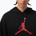 Herren Hoodie Nike Jordan Pullover Hoodie black/gym red 4